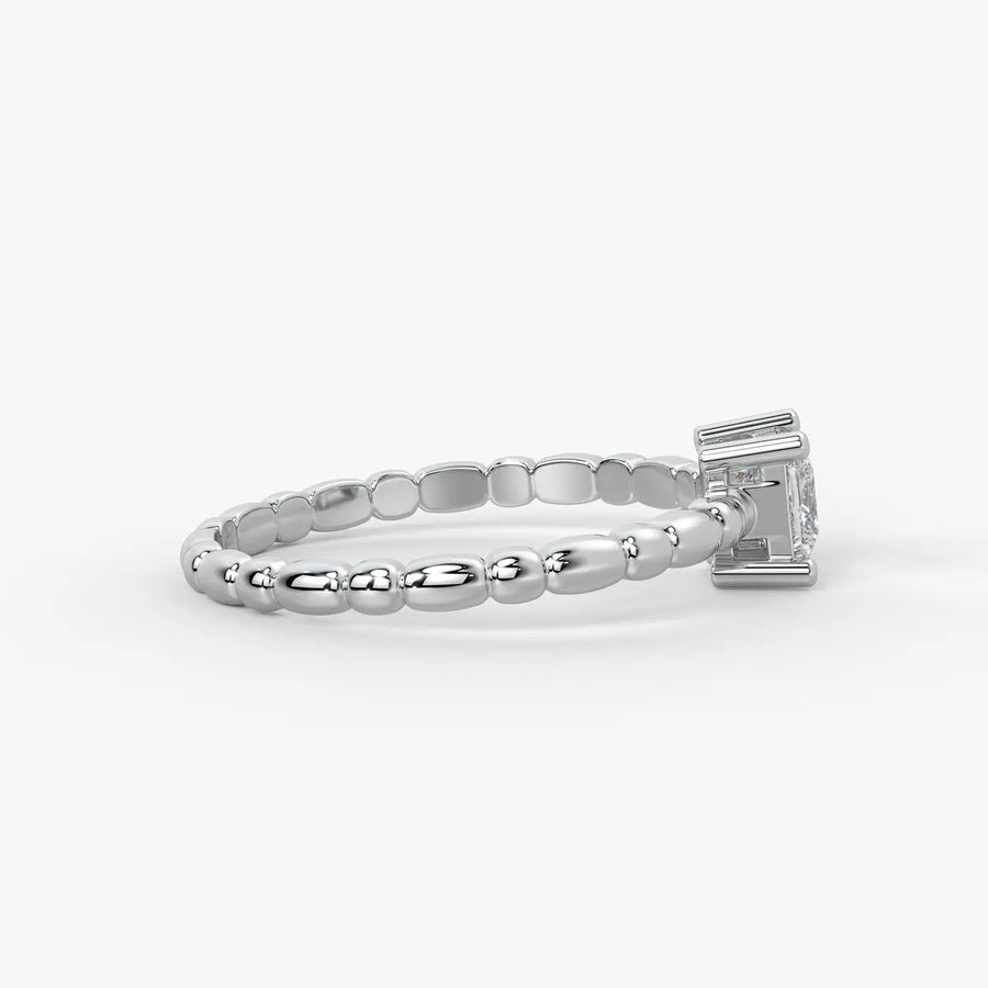 Audrey Princess Solitaire Ring