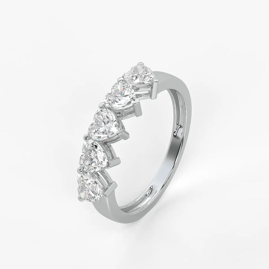 Heartline Verse Diamond Ring