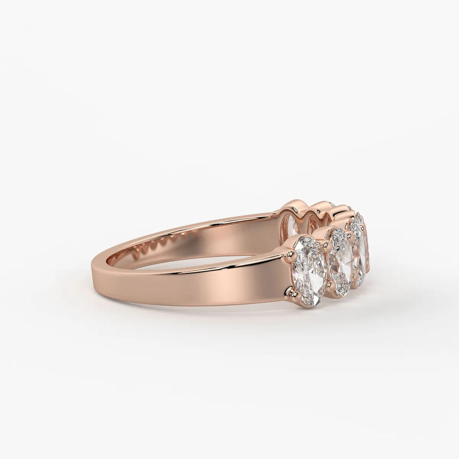 Ovalynx Oval Diamond Eternity Band