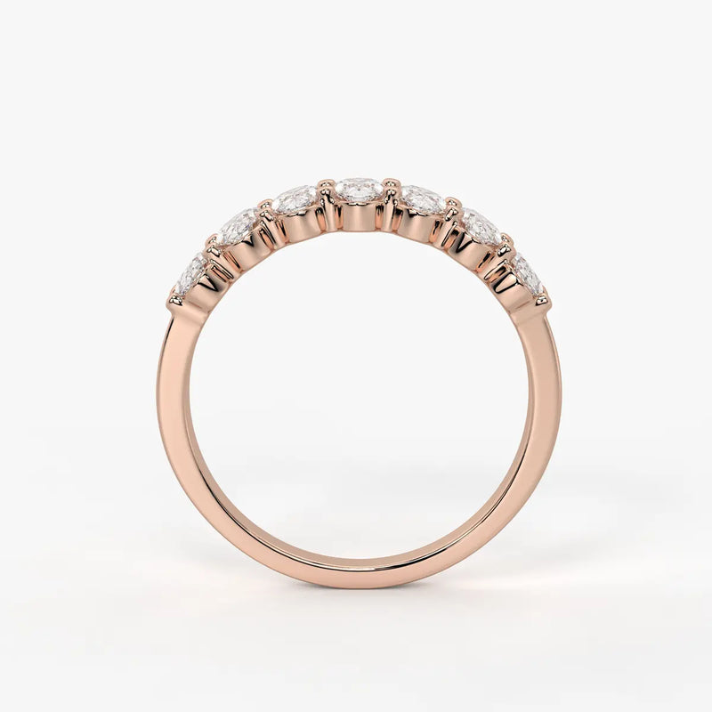 Ovalynx Oval Diamond Eternity Band