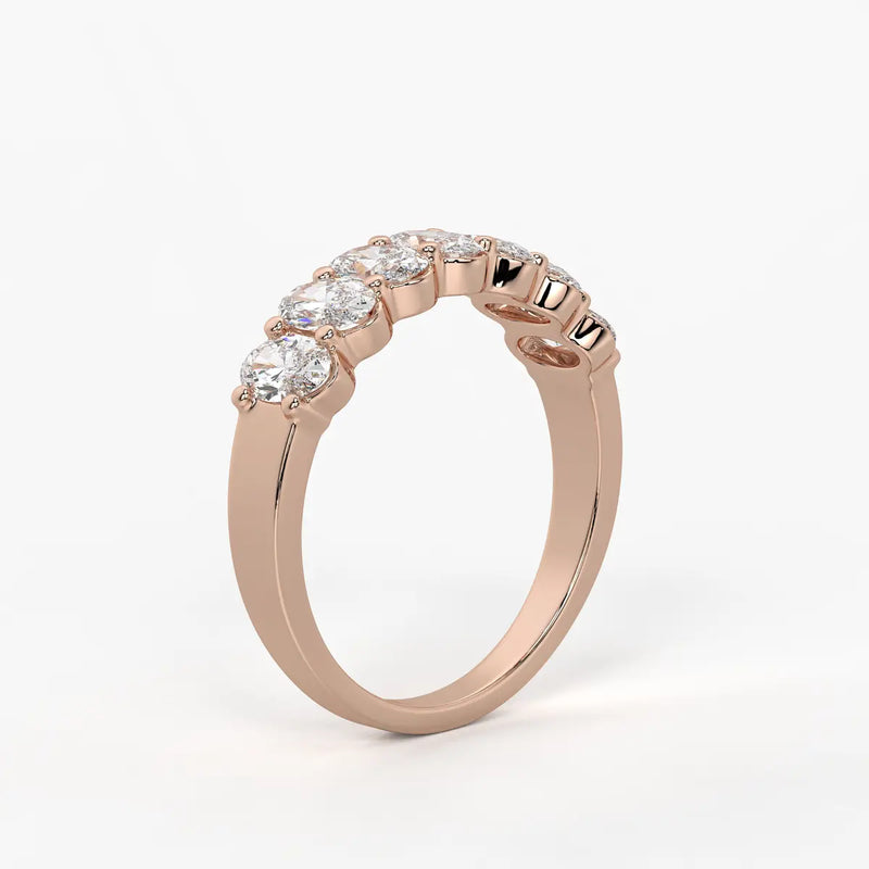 Ovalynx Oval Diamond Eternity Band