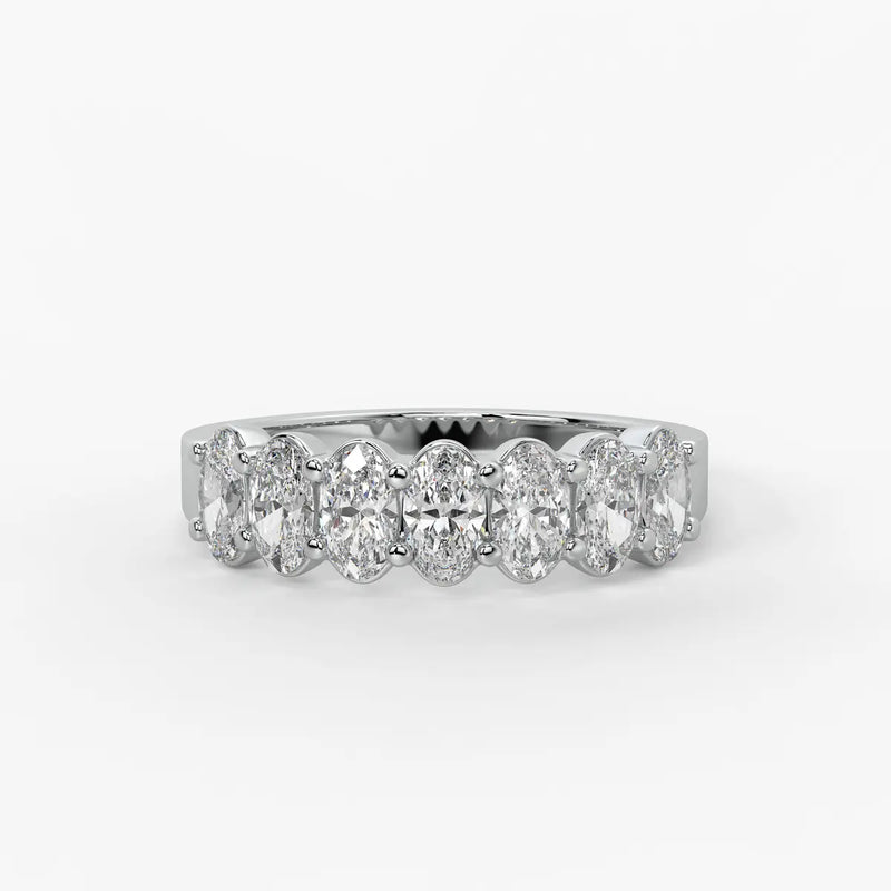 Ovalynx Oval Diamond Eternity Band