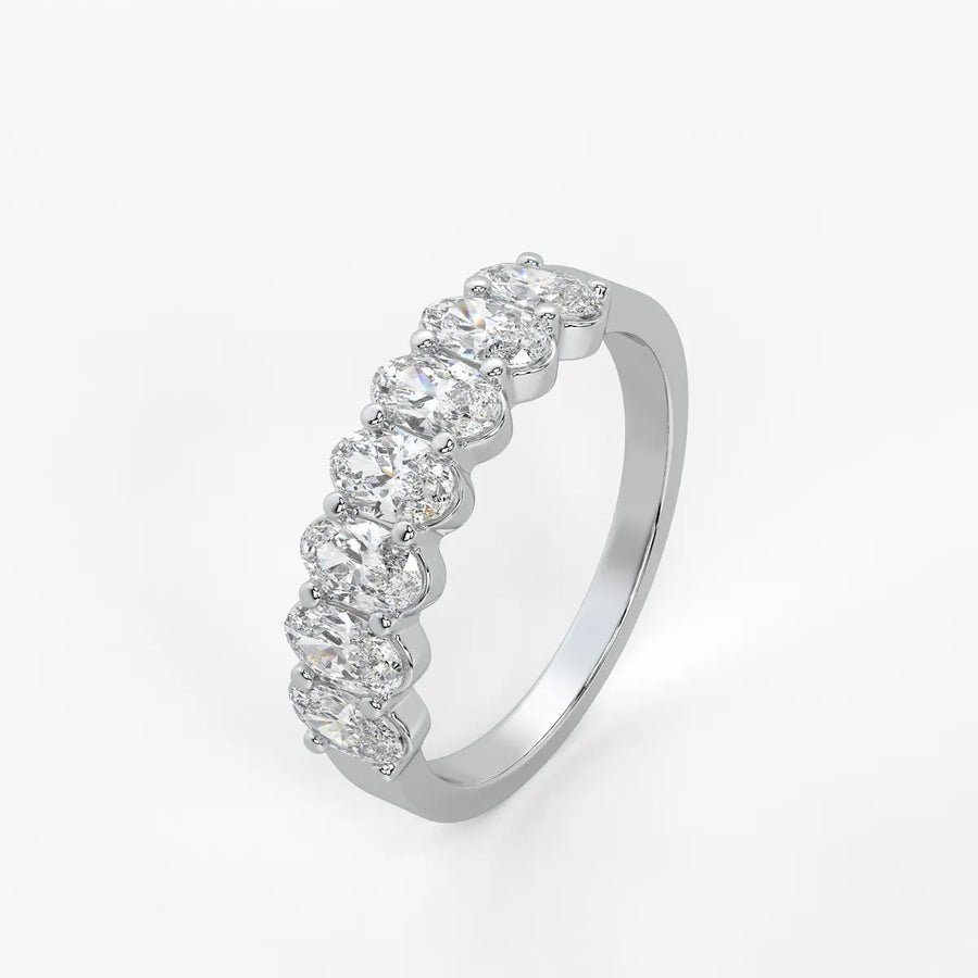 Ovalynx Oval Diamond Eternity Band