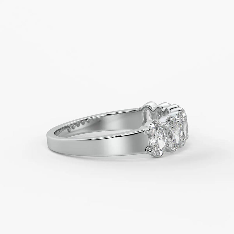 Ovalynx Oval Diamond Eternity Band