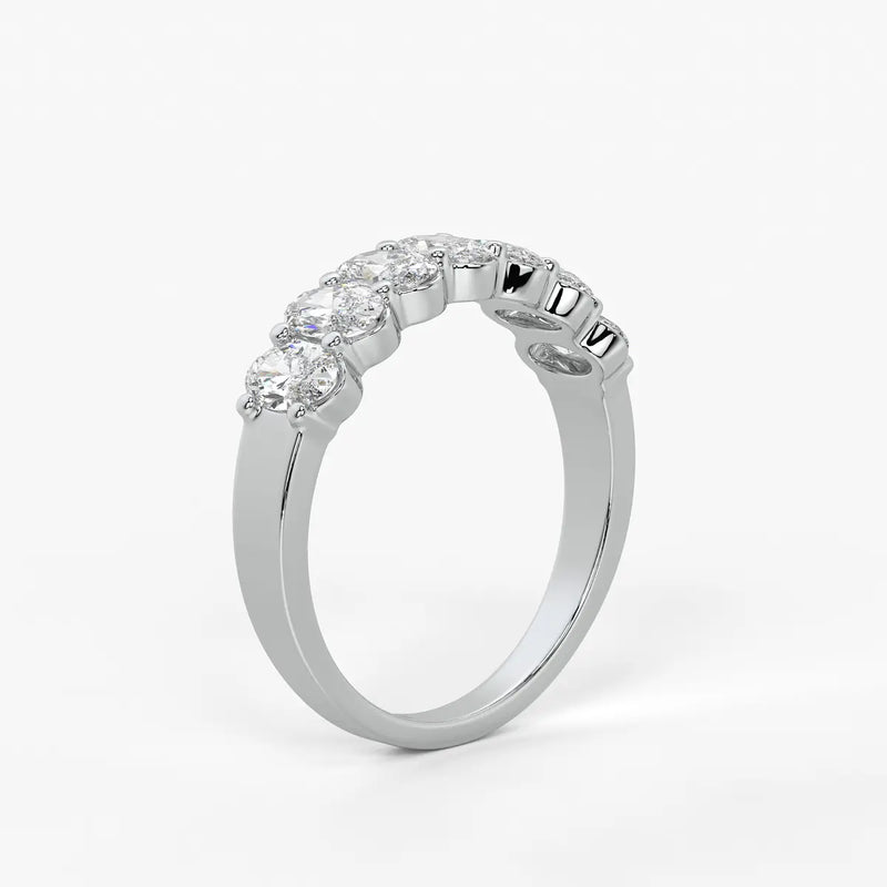 Ovalynx Oval Diamond Eternity Band