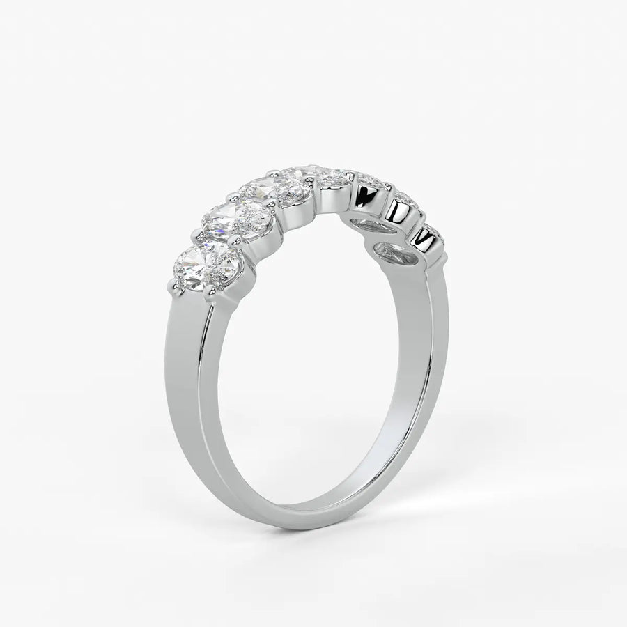 Ovalynx Oval Diamond Eternity Band