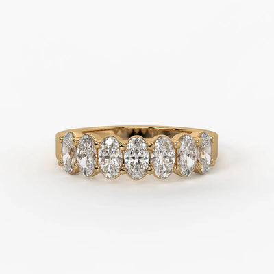 Ovalynx Oval Diamond Eternity Band