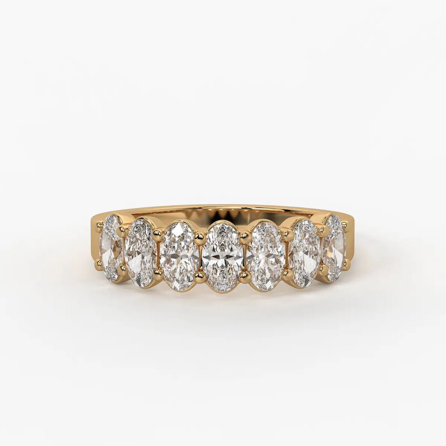 Ovalynx Oval Diamond Eternity Band