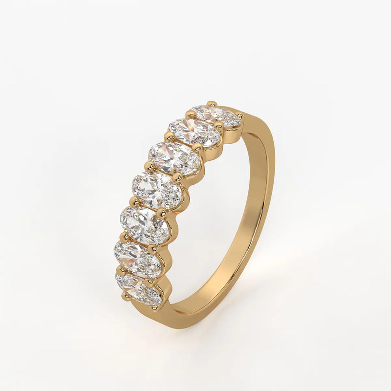 Ovalynx Oval Diamond Eternity Band
