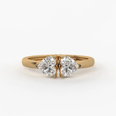 Twin Pear Diamond Ladies Ring