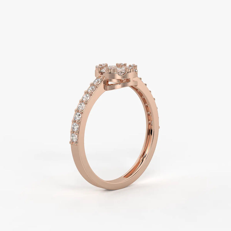 Florielle Bloom Cluster Diamond Ring