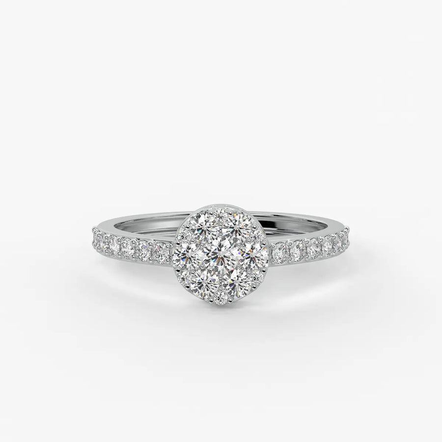 Florielle Bloom Cluster Diamond Ring