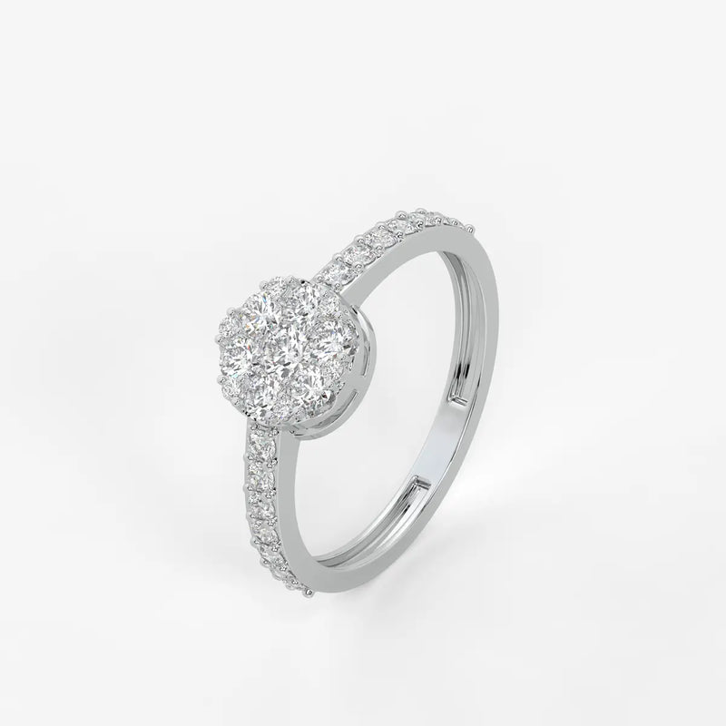 Florielle Bloom Cluster Diamond Ring