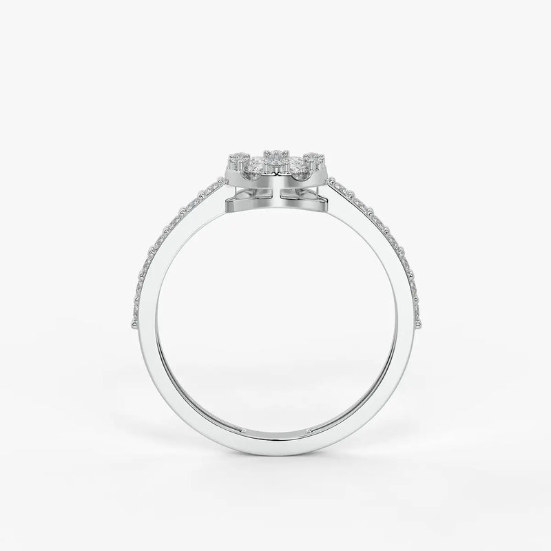 Florielle Bloom Cluster Diamond Ring