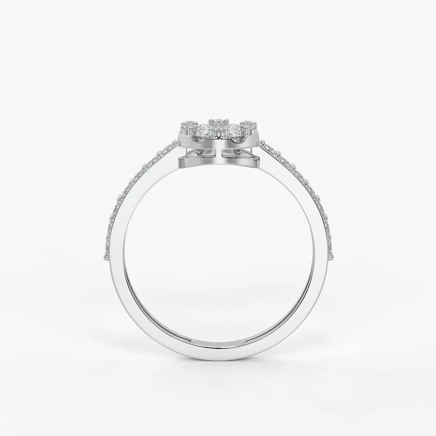 Florielle Bloom Cluster Diamond Ring