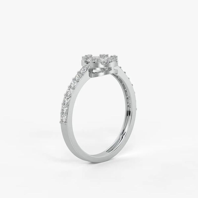 Florielle Bloom Cluster Diamond Ring