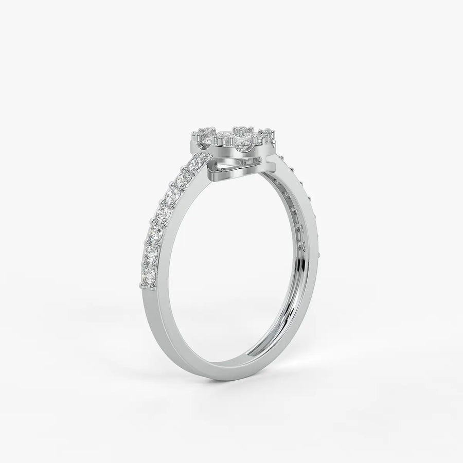 Florielle Bloom Cluster Diamond Ring