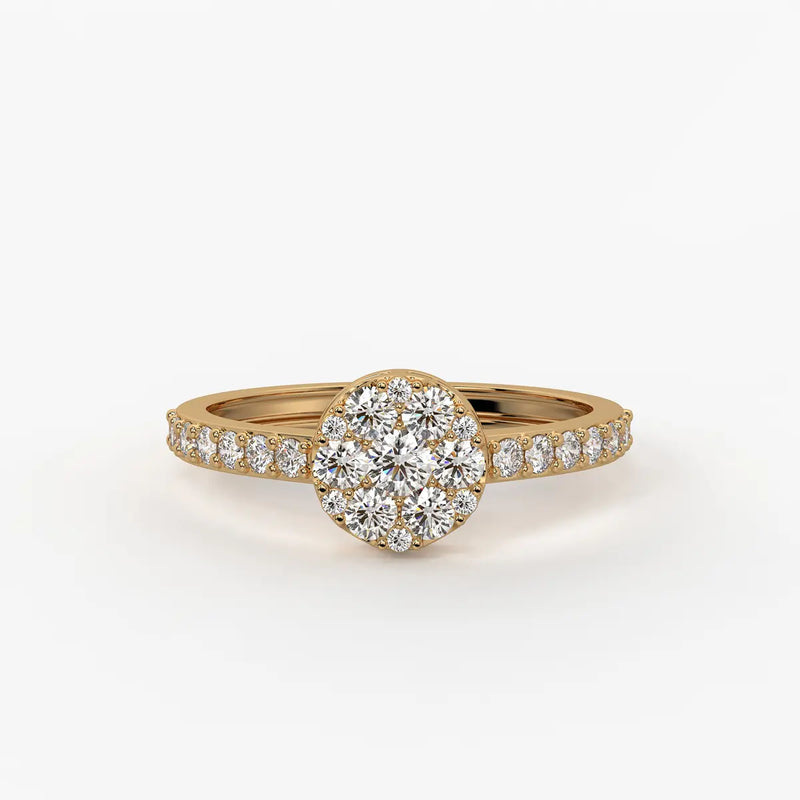 Florielle Bloom Cluster Diamond Ring