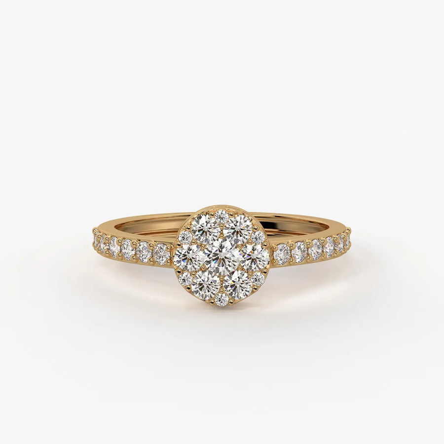 Florielle Bloom Cluster Diamond Ring