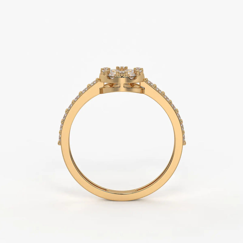 Florielle Bloom Cluster Diamond Ring