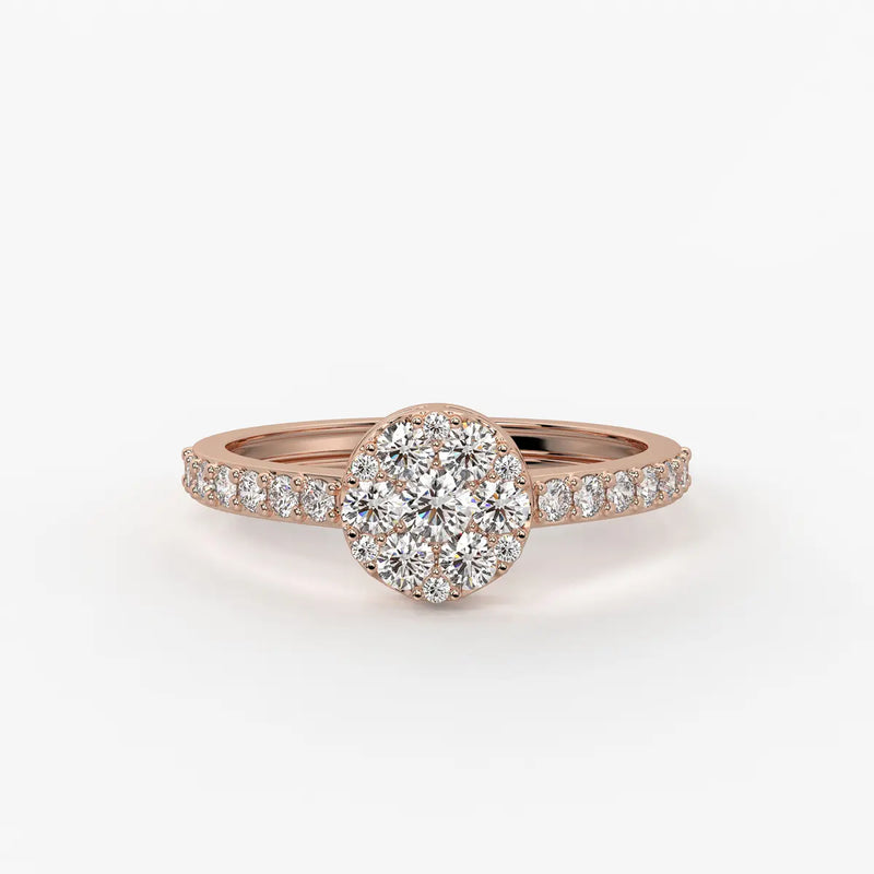 Florielle Bloom Cluster Diamond Ring