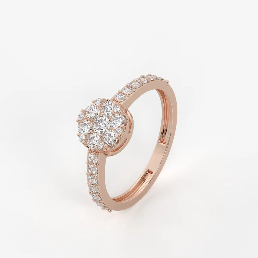 Florielle Bloom Cluster Diamond Ring
