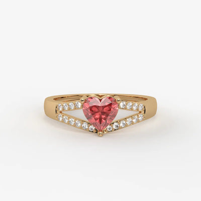 Amora Heartbeam Ring