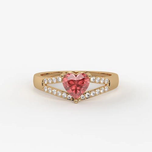 Amora Heartbeam Ring