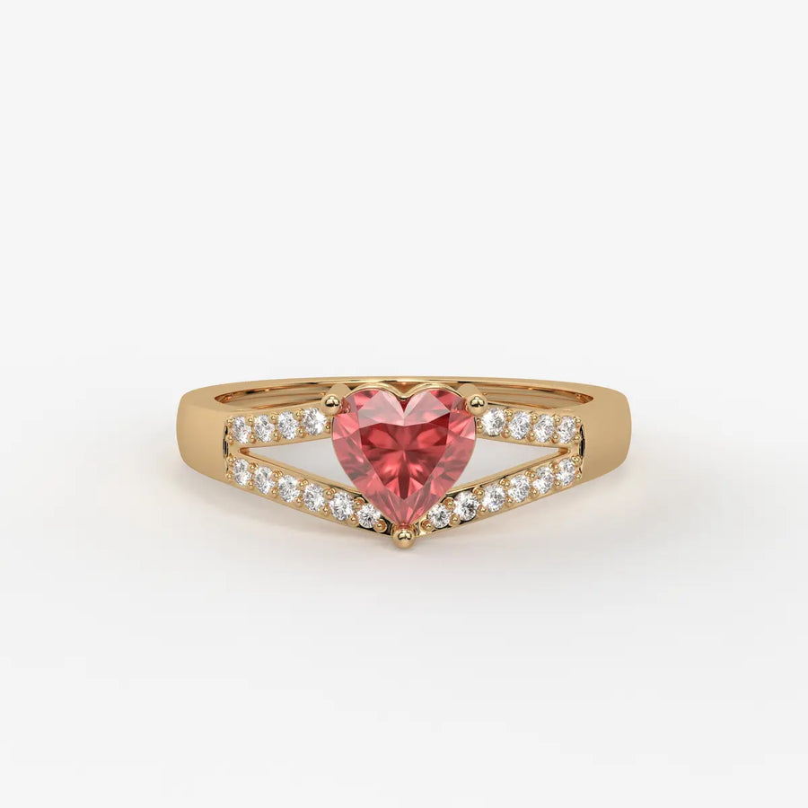 Amora Heartbeam Ring