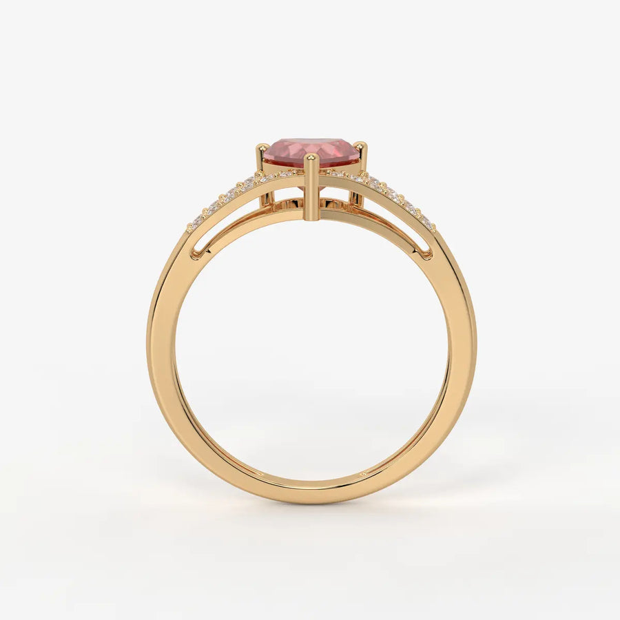 Amora Heartbeam Ring