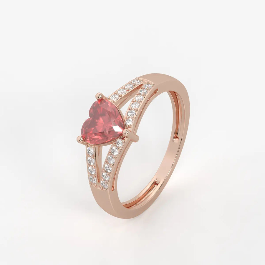 Amora Heartbeam Ring