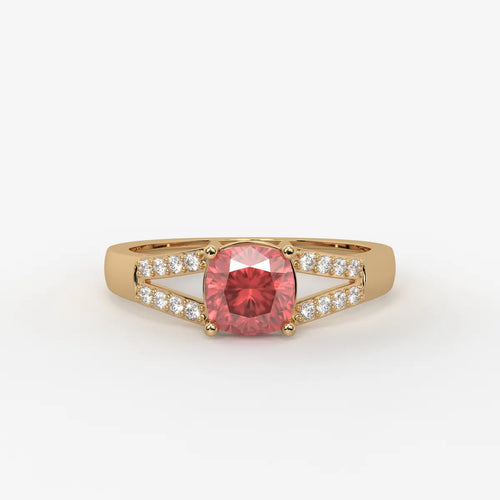Rosea Lumiere Solitaire Ring