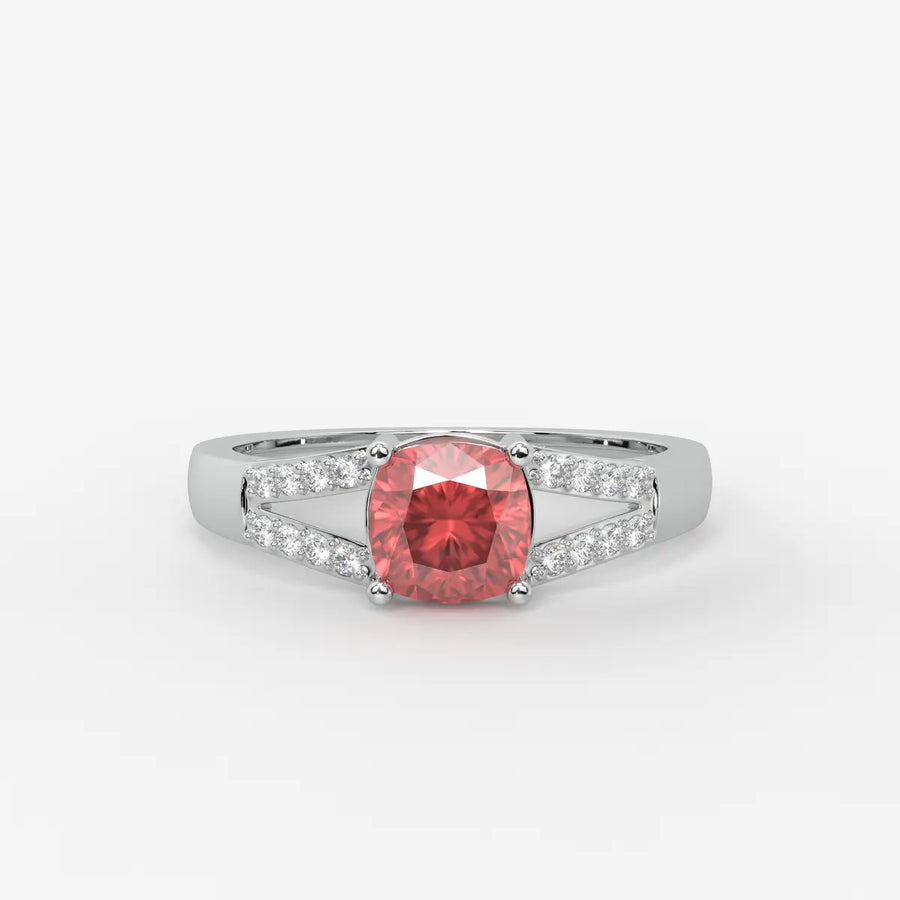 Rosea Lumiere Solitaire Ring