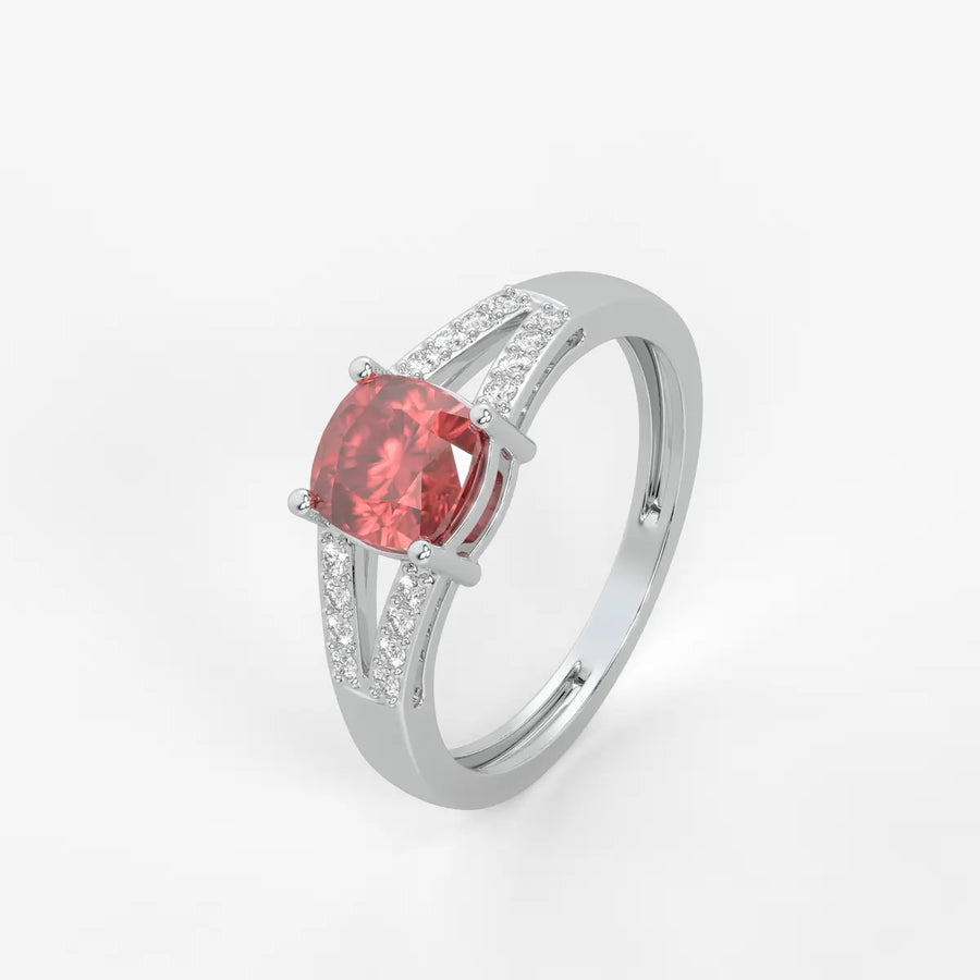 Rosea Lumiere Solitaire Ring