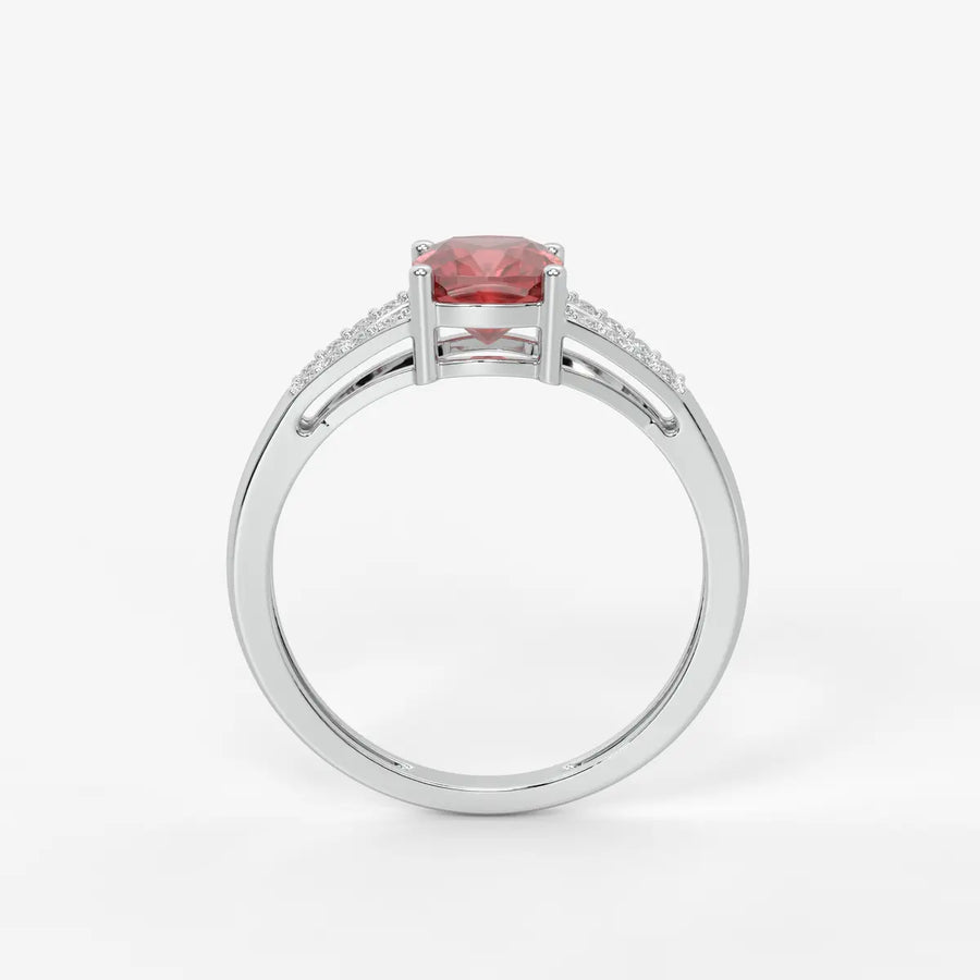 Rosea Lumiere Solitaire Ring