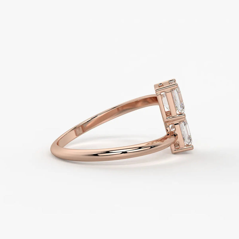 DuoLuxe Ascent Spark Diamond Ring