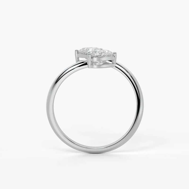 Amora Twin Heart Serpentine Ring