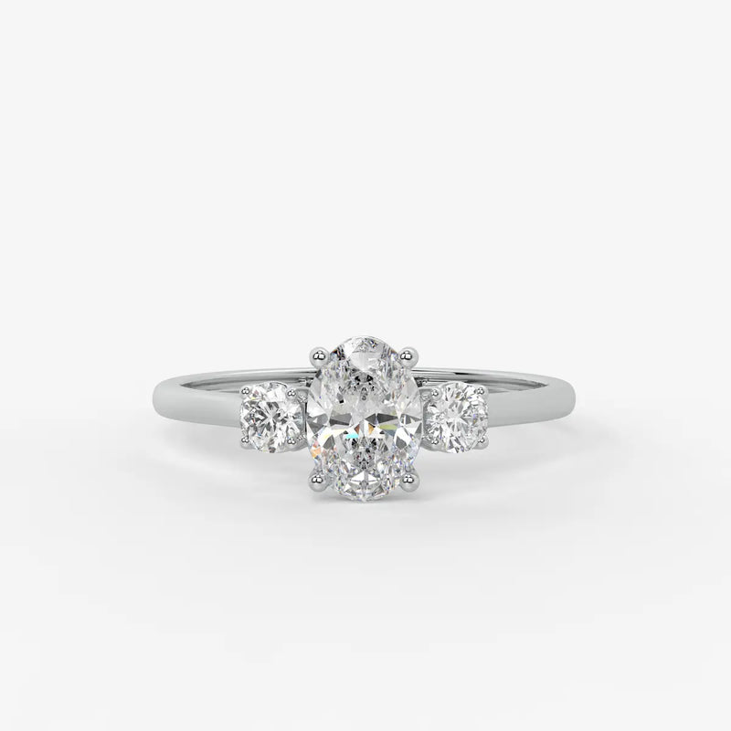 Elara Midnight Dew Oval Ring