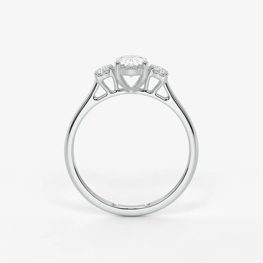 Elara Midnight Dew Oval Ring