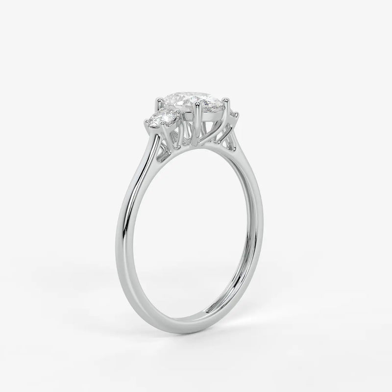 Elara Midnight Dew Oval Ring