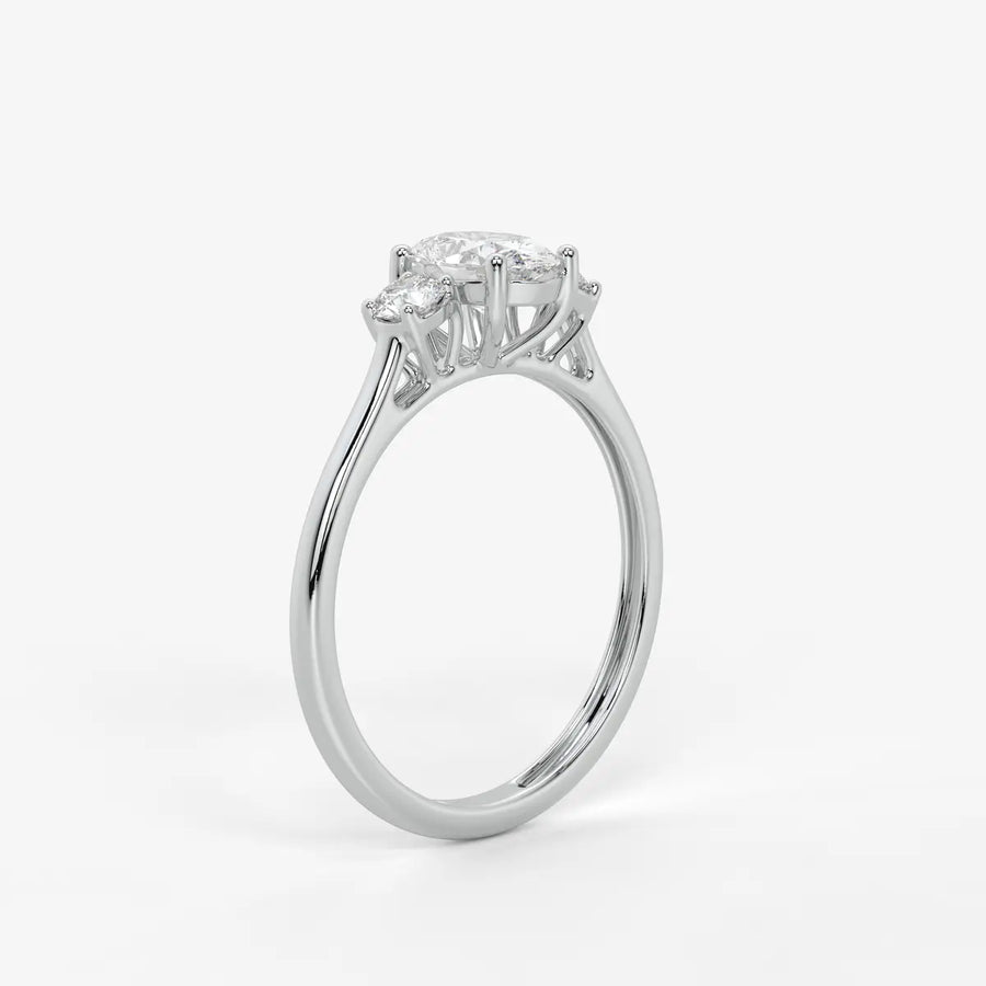 Elara Midnight Dew Oval Ring