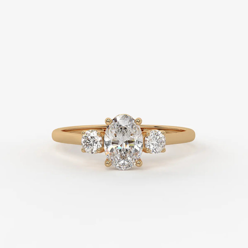 Elara Midnight Dew Oval Ring