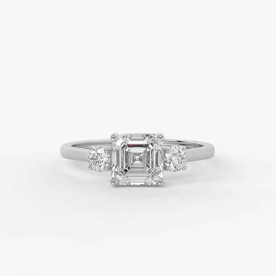 Zinnia Radiant Glitz Trio Ring
