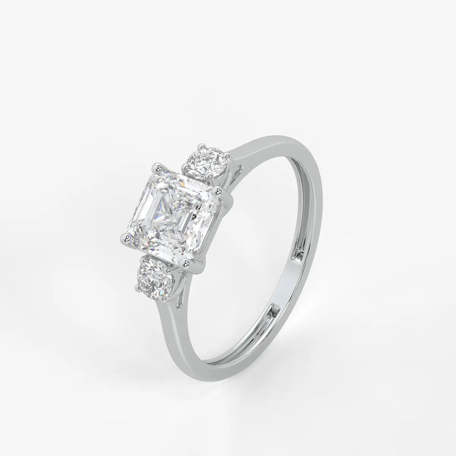 Zinnia Radiant Glitz Trio Ring