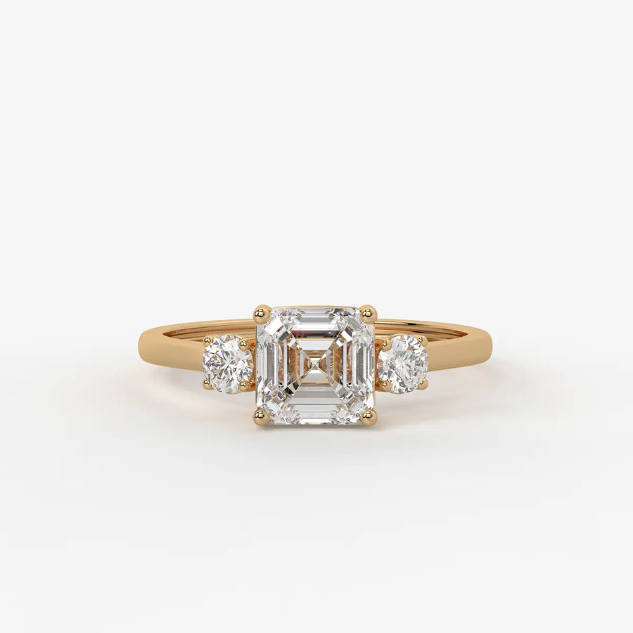 Zinnia Radiant Glitz Trio Ring