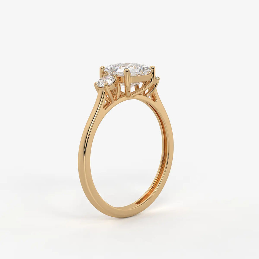 Zinnia Radiant Glitz Trio Ring