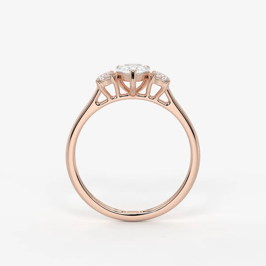 Seraphina Pear Brilliance Trio Ring