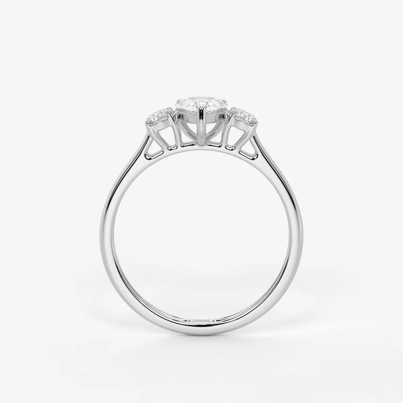 Seraphina Pear Brilliance Trio Ring
