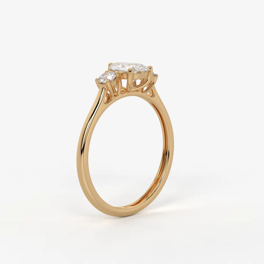 Seraphina Pear Brilliance Trio Ring