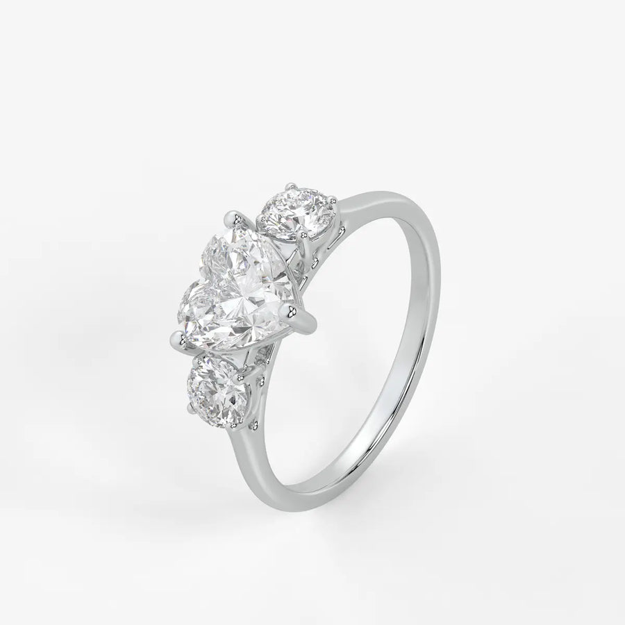 Valentia Infinite Heart Trio Ring